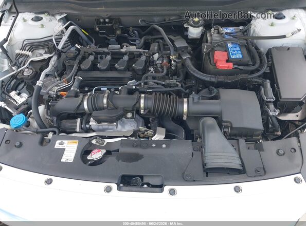1HGCV1F14MA122415 2021 HONDA ACCORD White Widok z tyłu