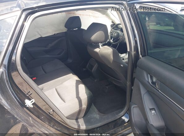 1HGCV1F15JA053438 2018 HONDA ACCORD Black Widok naklejki z numerem VIN