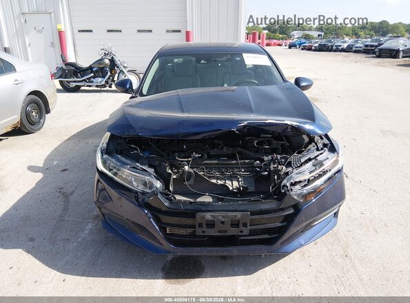 1HGCV1F15JA061264 2018 HONDA ACCORD Blue უკანა სალონის ხედი