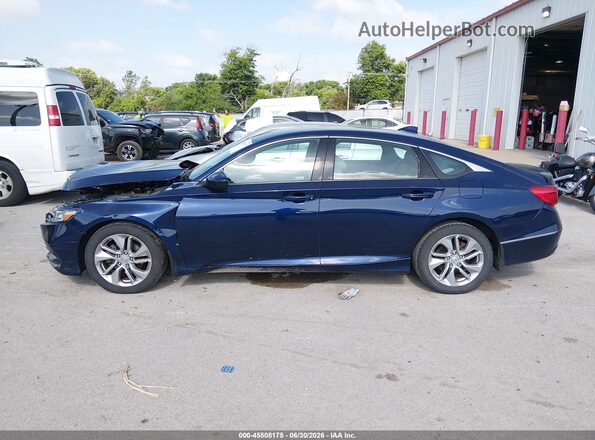 1HGCV1F15JA061264 2018 HONDA ACCORD Blue 