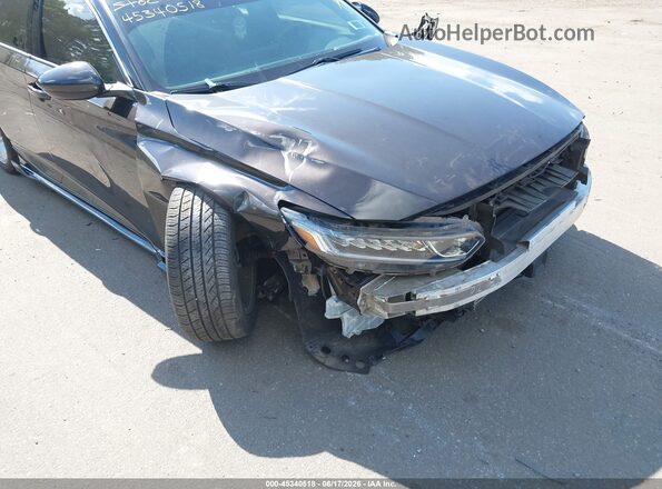 1HGCV1F15JA127389 2018 HONDA ACCORD Brown Vista frontal