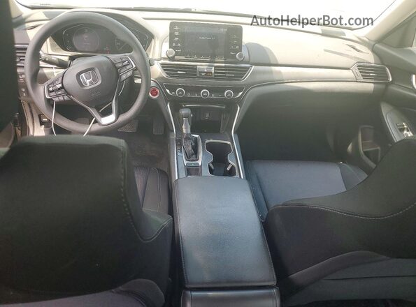 1HGCV1F15JA221918 2018 HONDA ACCORD Black წინა პანელის ხედი