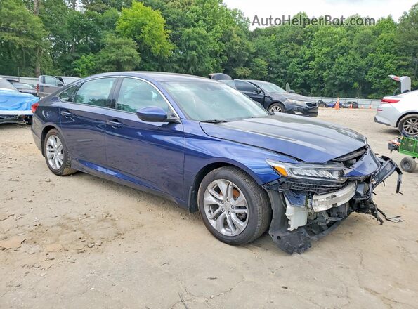 1HGCV1F15KA026841 2019 HONDA ACCORD Blue Առջևի աջ