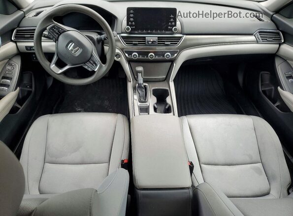 1HGCV1F15KA026841 2019 HONDA ACCORD Blue Առջևի վահանակի տեսք