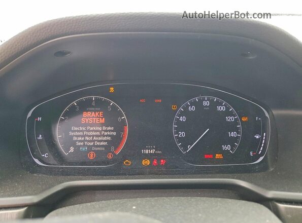 1HGCV1F15KA026841 2019 HONDA ACCORD Blue Սարքավորումների վահանակի տեսք