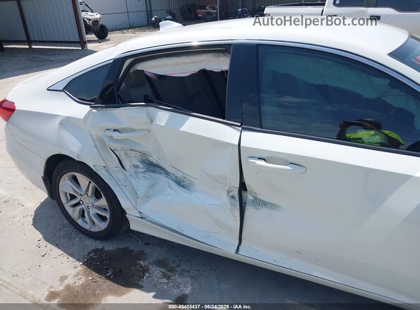 1HGCV1F15KA073349 2019 HONDA ACCORD Белый Вид спереди