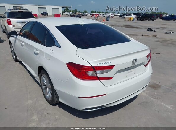 1HGCV1F15KA073349 2019 HONDA ACCORD Белый Задняя левая четверть