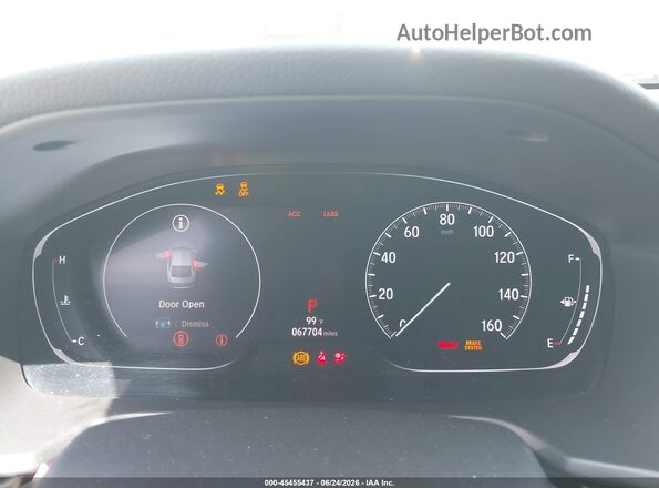 1HGCV1F15KA073349 2019 HONDA ACCORD Белый Вид задних сидений
