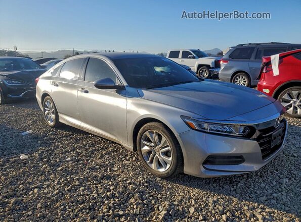 1HGCV1F15KA078678 2019 HONDA ACCORD Серебряный Передняя правая четверть