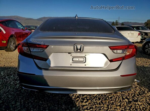 1HGCV1F15KA078678 2019 HONDA ACCORD Серебряный Вид сзади