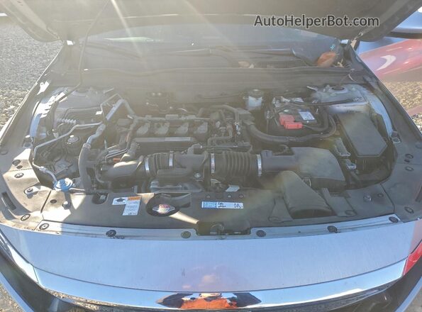 1HGCV1F15KA078678 2019 HONDA ACCORD Серебряный Вид задней части салона