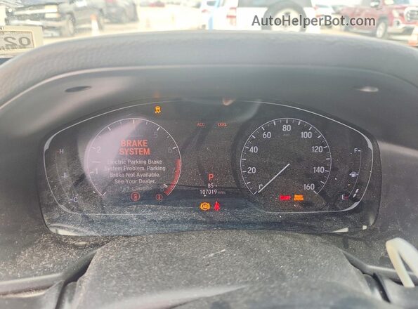 1HGCV1F15KA114434 2019 HONDA ACCORD Red Instrument cluster view