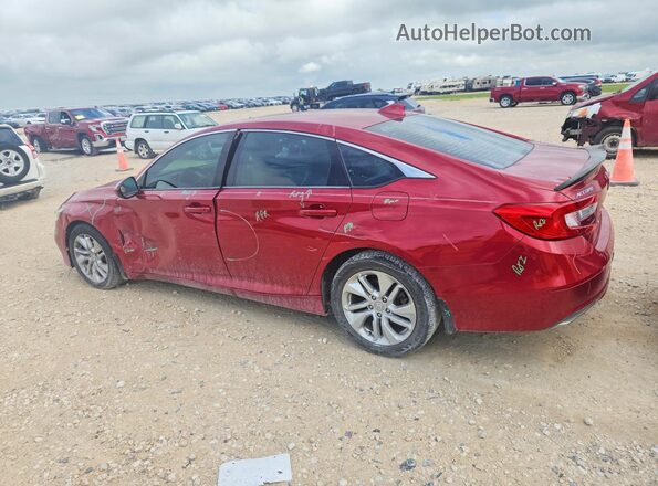 1HGCV1F15KA114434 2019 HONDA ACCORD Red Rear left