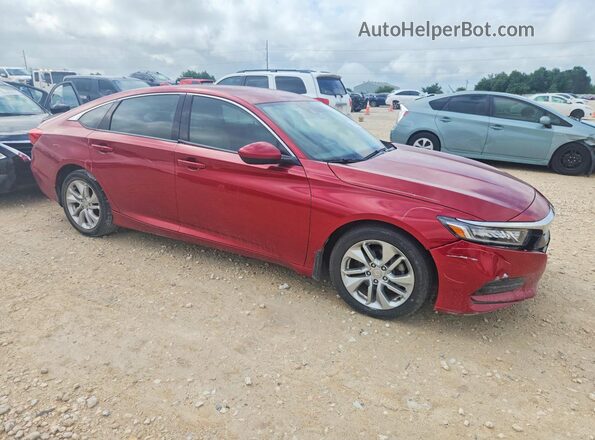 1HGCV1F15KA114434 2019 HONDA ACCORD Red Front right