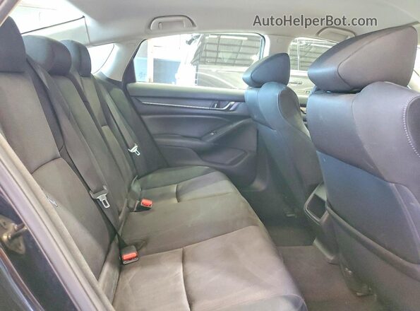 1HGCV1F15KA118421 2019 HONDA ACCORD Black Vista de los asientos traseros