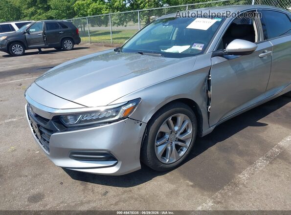 1HGCV1F15KA140080 2019 HONDA ACCORD Silver Դիմացի տեսք