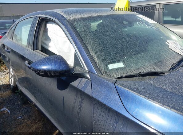 1HGCV1F15KA161351 2019 HONDA ACCORD Blue Սալոնի 360 աստիճան տեսք