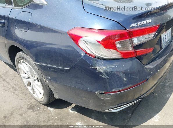 1HGCV1F15KA161351 2019 HONDA ACCORD Blue Սարքավորումների վահանակի տեսք