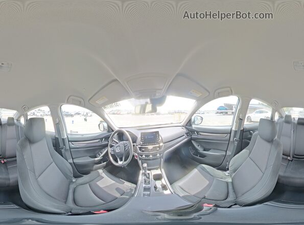1HGCV1F15KA173841 2019 HONDA ACCORD Silver Vista interior de 360 grados