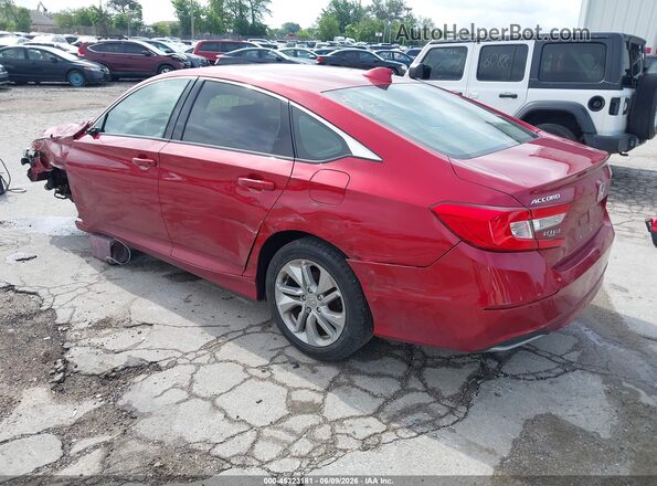 1HGCV1F15LA045102 2020 HONDA ACCORD Темно-бордовый Задняя левая четверть