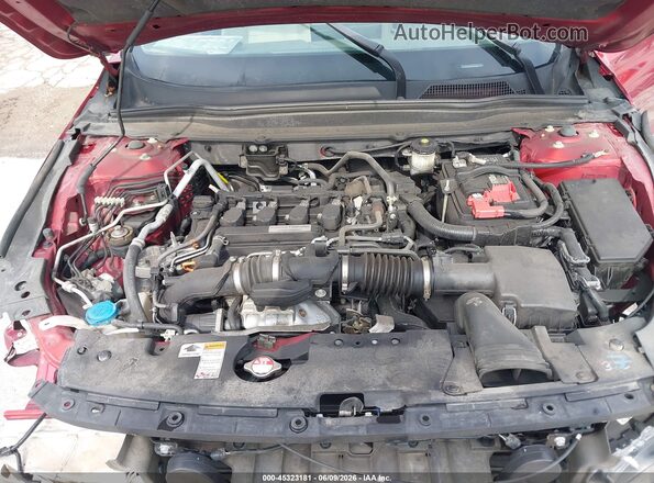 1HGCV1F15LA045102 2020 HONDA ACCORD Темно-бордовый Вид сзади