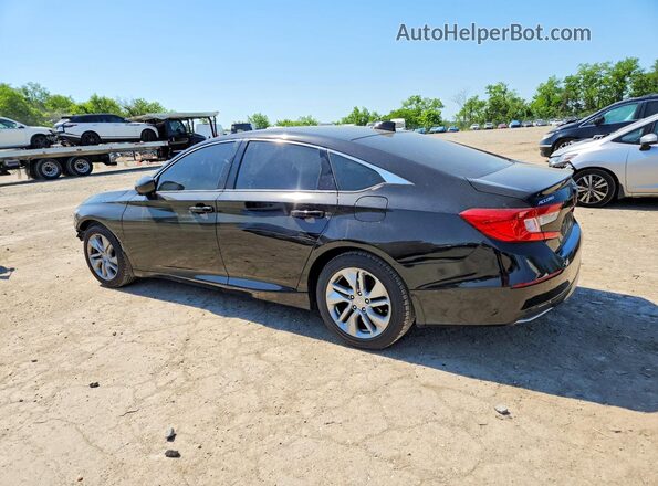 1HGCV1F15LA088788 2020 HONDA ACCORD Black უკანა მარცხენა