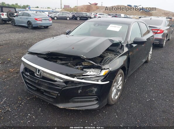 1HGCV1F16JA070412 2018 HONDA ACCORD Black Vista frontal