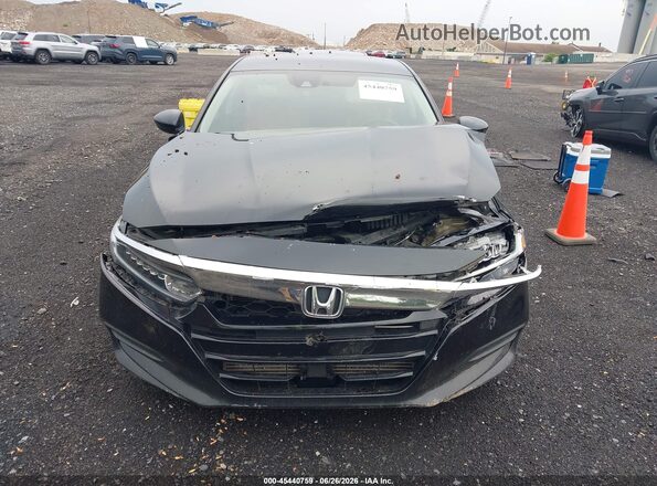 1HGCV1F16JA070412 2018 HONDA ACCORD Black Vista del salpicadero