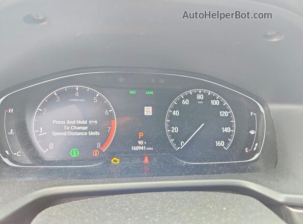 1HGCV1F16JA171160 2018 HONDA ACCORD Blue Սարքավորումների վահանակի տեսք