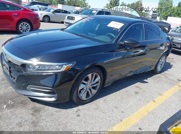 1HGCV1F16JA263403 2018 HONDA ACCORD Black Vista tres cuartos delantera izquierda