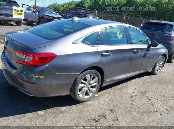 1HGCV1F16JA268407 2018 HONDA ACCORD Gray Trasero derecho