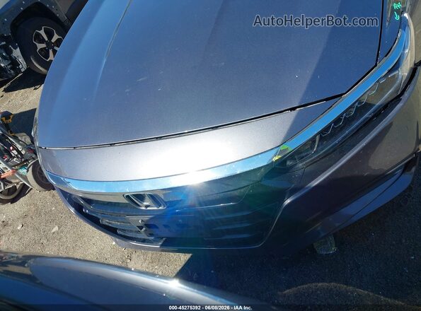 1HGCV1F16JA268407 2018 HONDA ACCORD Gray Vista del cuadro de instrumentos
