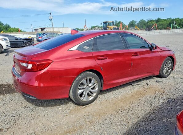 1HGCV1F16KA014956 2019 HONDA ACCORD Maroon Rear right