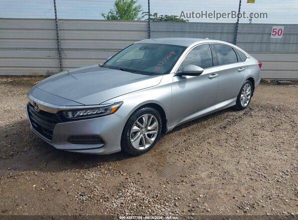 1HGCV1F16KA069505 2019 HONDA ACCORD Gray Передня ліва чверть
