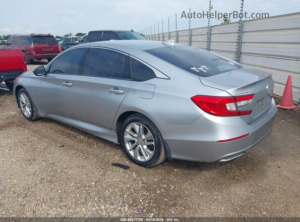 1HGCV1F16KA069505 2019 HONDA ACCORD Gray Задня ліва чверть