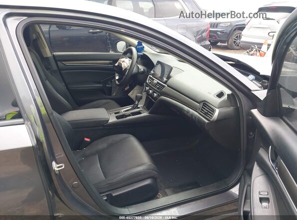 1HGCV1F16KA083582 2019 HONDA ACCORD Gray Вид салону спереду