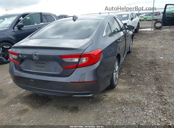 1HGCV1F16KA083582 2019 HONDA ACCORD Gray Задня права чверть