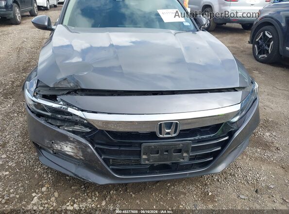 1HGCV1F16KA083582 2019 HONDA ACCORD Gray Вид спереду