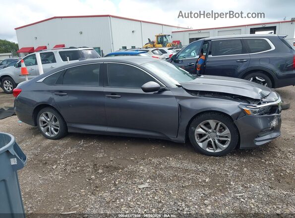 1HGCV1F16KA083582 2019 HONDA ACCORD Gray Вид задньої частини салону