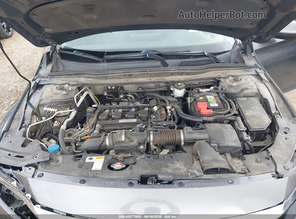 1HGCV1F16KA083582 2019 HONDA ACCORD Gray Вид ззаду
