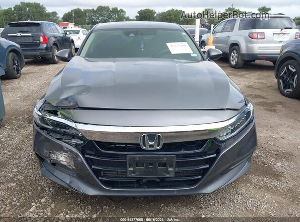 1HGCV1F16KA083582 2019 HONDA ACCORD Gray Вид щитка приладів