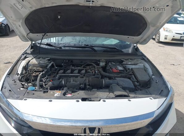 1HGCV1F16KA106570 2019 HONDA ACCORD White Rear view