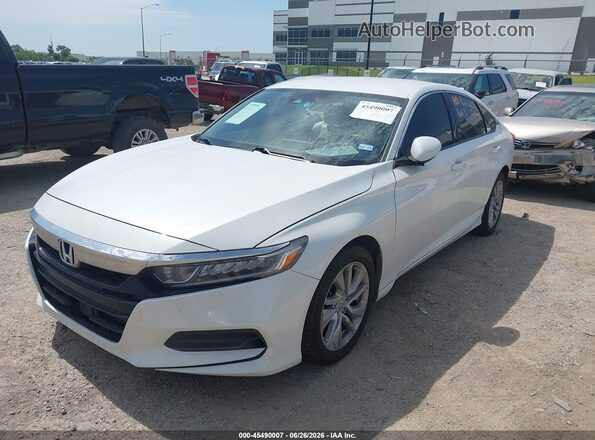 1HGCV1F16KA106570 2019 HONDA ACCORD White Front left