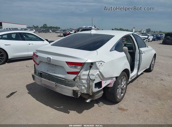 1HGCV1F16KA106570 2019 HONDA ACCORD White Front view