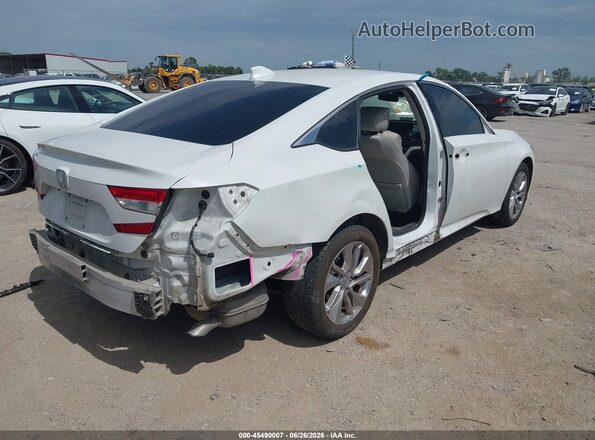 1HGCV1F16KA106570 2019 HONDA ACCORD White Rear right