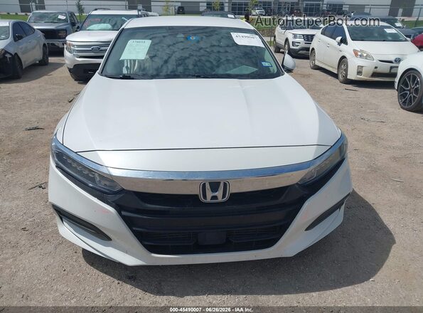 1HGCV1F16KA106570 2019 HONDA ACCORD White Instrument cluster view