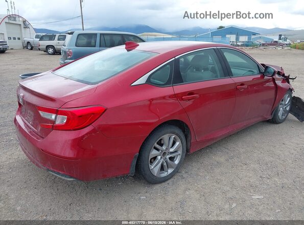 1HGCV1F16LA076472 2020 HONDA ACCORD Red Задня права чверть