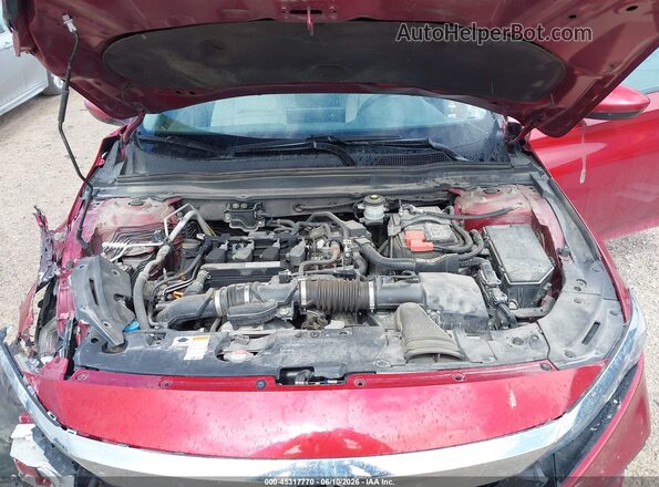 1HGCV1F16LA076472 2020 HONDA ACCORD Red Вид ззаду