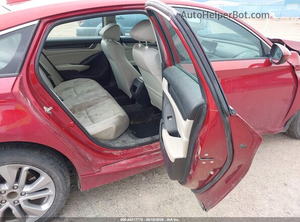 1HGCV1F16LA076472 2020 HONDA ACCORD Red Вид наклейки з VIN-кодом