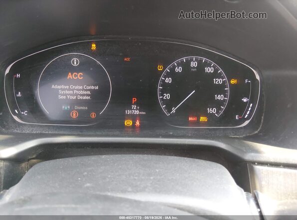 1HGCV1F16LA076472 2020 HONDA ACCORD Red Вид задніх сидінь